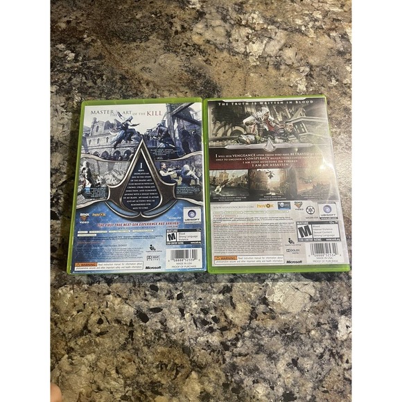 Assassins Creed 1 (Best Buy Exclusive) and 2 Xbox 360 Both CIB Complete - Picture 2 of 3